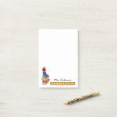 書架パーソナライズな4 x 6が付いているApple ポストイット (デスク上)