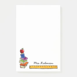 書架パーソナライズな4 x 6が付いているApple ポストイット