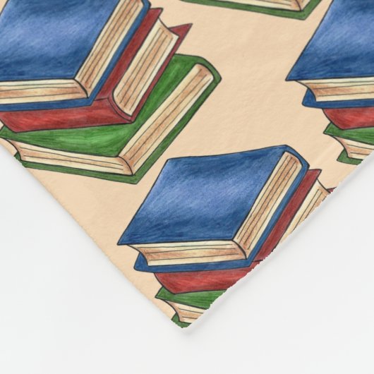 書架ライブラリ学校先生リーダー図書館司書 フリースブランケット (角)