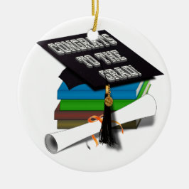 書架「おめでとうから卒業」卒業証書 メタルオーナメント