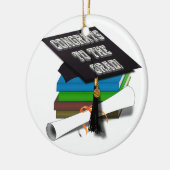 書架「おめでとうから卒業」卒業証書 メタルオーナメント (左)