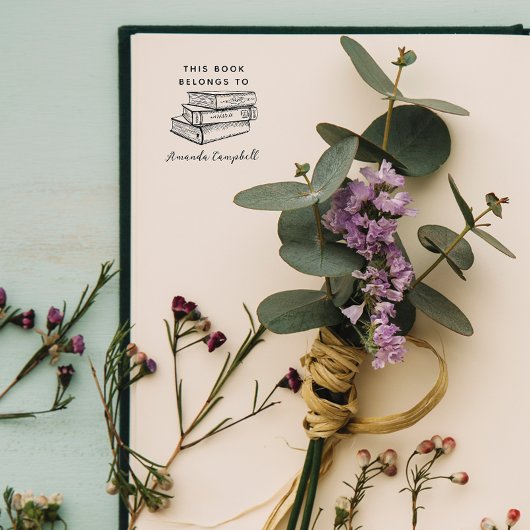 書棚ヴィンテージのカスタムライブラリから セルフインキングスタンプ