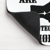 書法は保護君の道義ではない マウスパッド (コーナー)