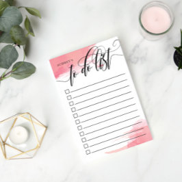 書渦巻形の道 – ピンク – 一覧を表示するチェックボックス ポストイット