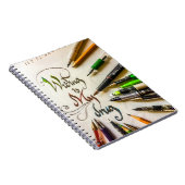 書熱狂する家宣言ペンと鉛筆 ノートブック (右側)