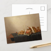 書物とスカルを持つバニタス | ジェリット・ヴァン・ヴォット ポストカード