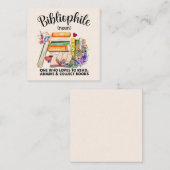 書物好きの至福 ノートカード (正面/裏面)