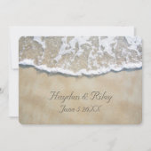 書砂ビーチ結婚式招待状 招待状 (正面)