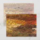 書積みカレンダーはがき ポストカード (正面/裏面)