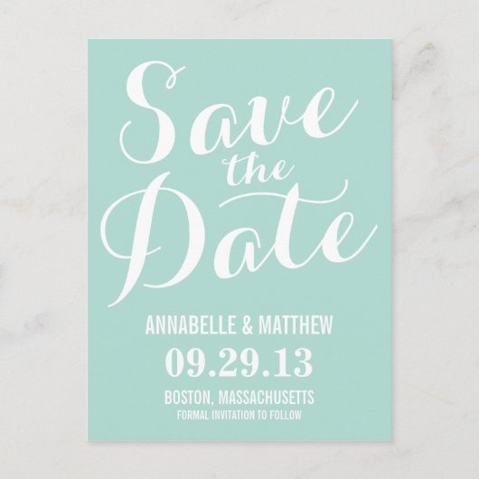 書簡日付はがきを保存 案内ポストカード (正面)