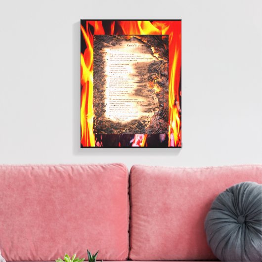 書簡 キャンバスプリント (インサイチュ (リビング))