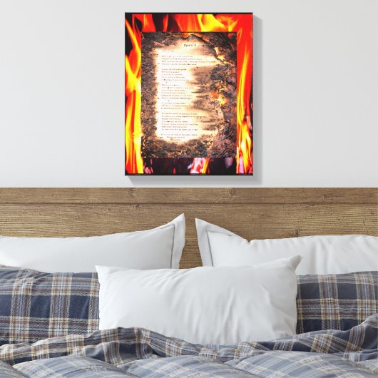 書簡 キャンバスプリント (インサイチュ (寝室))