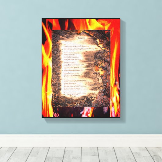 書簡 キャンバスプリント (インサイチュ (ウッドフロア))