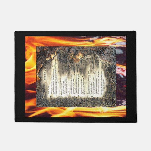 書簡 ドアマット (正面)