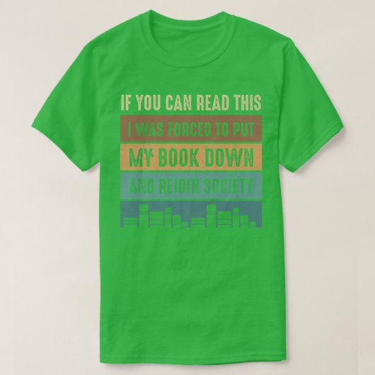 書籍おもしろい引用文アイディアReaders & Bookwor Tシャツ (デザイン正面)