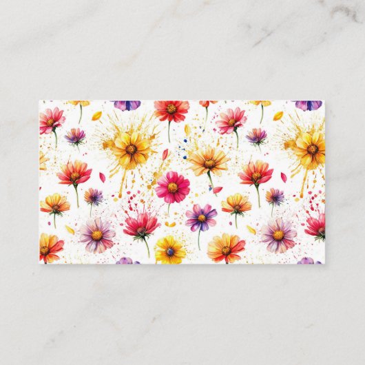 書籍およびリングや輪テーマ表示シャワー エンクロージャーカード (裏面)