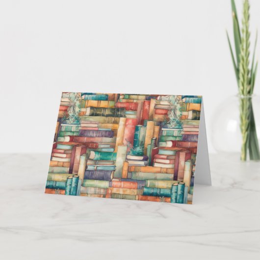 書籍お洒落グリーティングカード サンキューカード (正面)