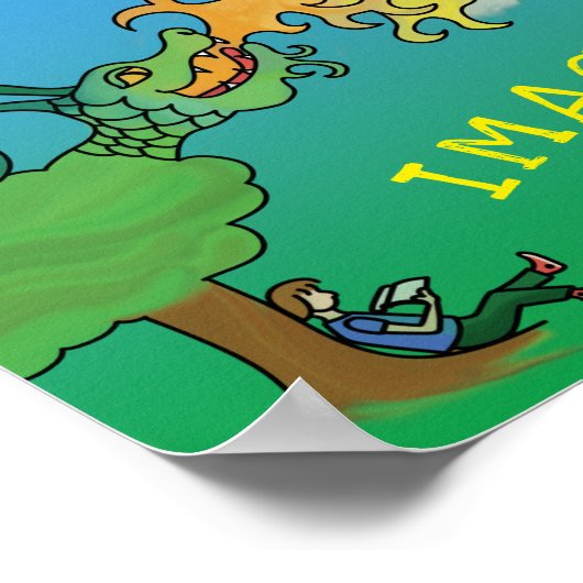 書籍が想像力を燃やすアンチ書籍の禁止 ポスター (角)