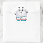 書籍ではないファシストを禁止する ラウンドシール (バッグ)