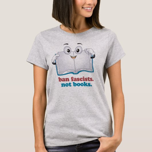 書籍ではないファシストを禁止する Tシャツ (正面)