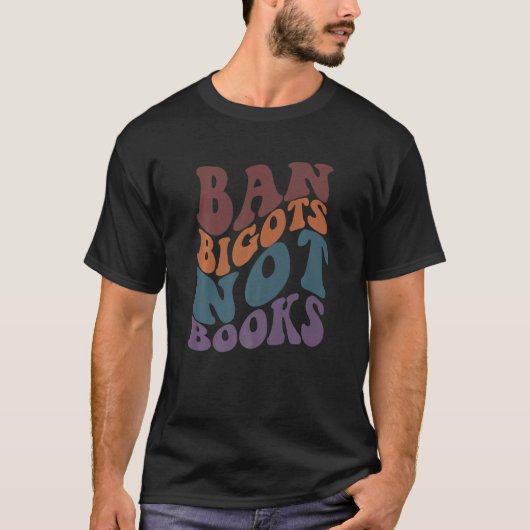書籍ではない大ストップ徒の検閲読の改革を禁止する Tシャツ (正面)