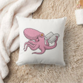 書籍とおたくとしてのタコ クッション (ブランケット)