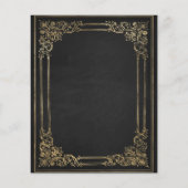 書籍とお茶の誕生日パーティーへの招待 (裏面)