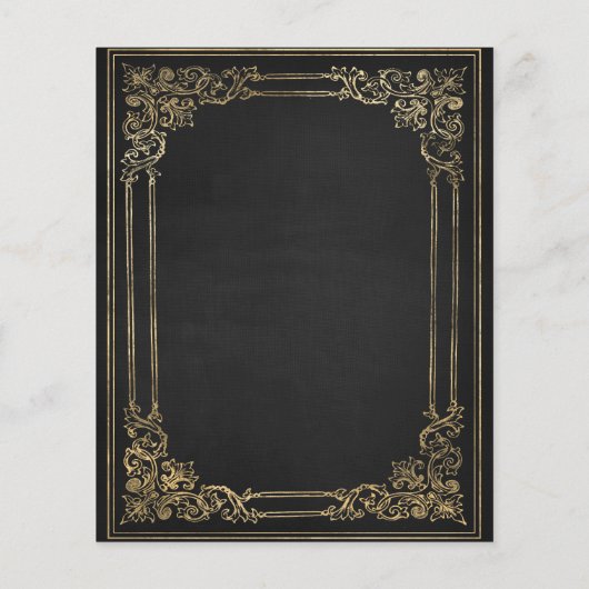 書籍とお茶の誕生日パーティーへの招待 (裏面)