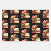 書籍とお茶 ラッピングペーパーシート (正面2)