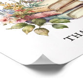 書籍とギフトサイン |本テーマベビーシャワーポスター ポスター (角)