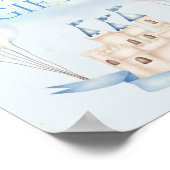 書籍とギフト妖精の物語の城クラウンバルーンパーティー ポスター (角)