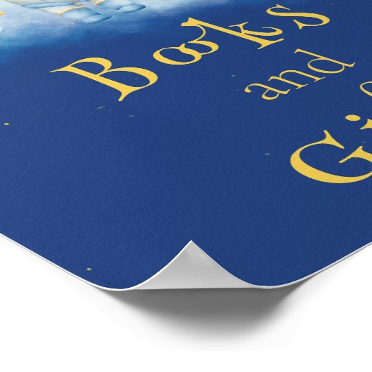 書籍とギフト宇宙宇宙飛行士ボーロケット星ポー ポスター (角)