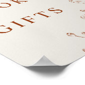 書籍とギフト植物性ベビーシャワーポスター ポスター (角)