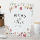 書籍とギフト赤ちゃんシャワーのサインフローラ 台座サイン (インサイチュ)