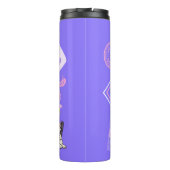 書籍とコーヒーと犬と社会正義の色 タンブラー (裏面)