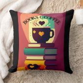 書籍とコーヒー2 クッション (ブランケット)