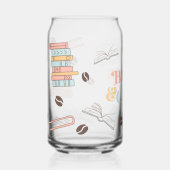書籍とコーヒー ガラス缶 (正面)
