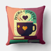 書籍とコーヒー クッション (裏面)