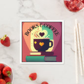 書籍とコーヒー スタンダードカクテルナプキン (インサイチュ)