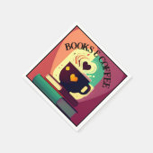 書籍とコーヒー スタンダードカクテルナプキン (角)