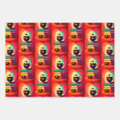 書籍とコーヒー ラッピングペーパーシート (正面3)