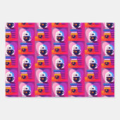 書籍とコーヒー ラッピングペーパーシート (正面2)