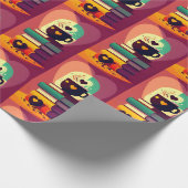 書籍とコーヒー ラッピングペーパー (角)