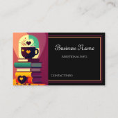 書籍とコーヒー 名刺 (正面)