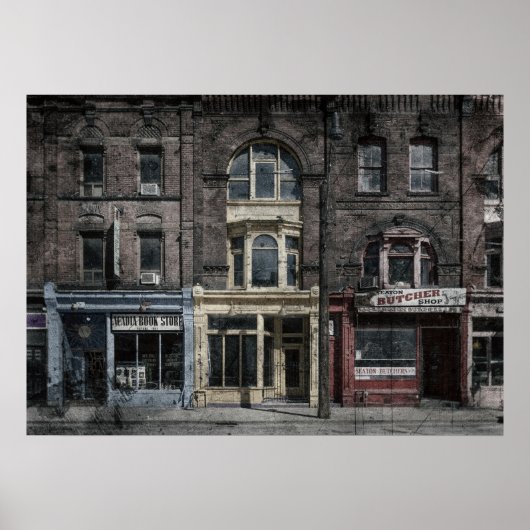 書籍とビストロと肉屋No 9 Old Film ポスター (正面)