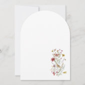 書籍とブランチ新しいチャプターワイルドフラワー 招待状 (裏面)