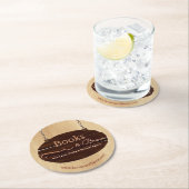 書籍とブリュースのコースター ラウンドペーパーコースター (インサイチュ)