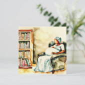 書籍とベビー:子供部屋韻リバイバル、赤ちゃんシャワー 招待状 (スタンド正面)