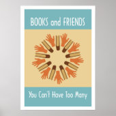 書籍と友読人のポスター ポスター (正面)
