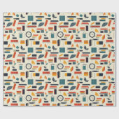 書籍と学校のラッピング紙 ラッピングペーパー (フラット)